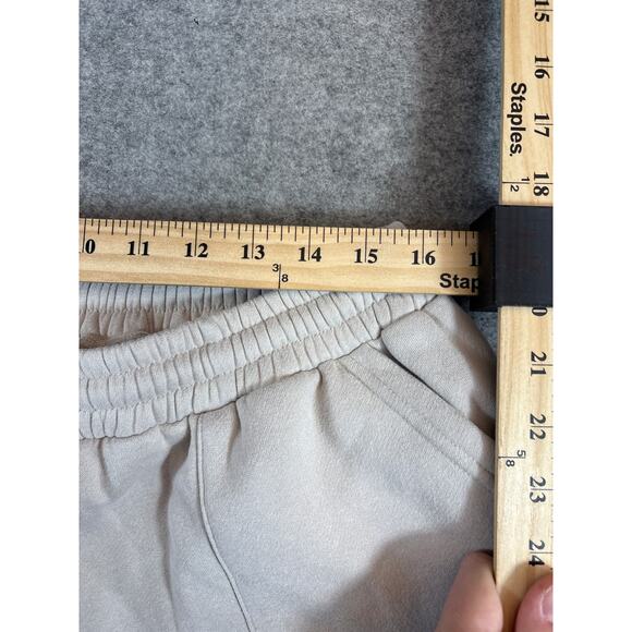 White Fox Vol.3 Sweatpants Womens 2XL Beige High Rise Jogger Sports Athleisure - Picture 3 of 9